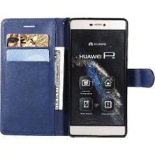 Colorful Shop Kart Yuvası Klasik ile Huawei P8 Iş Cüzdan Telefon Kılıfı Için Flip Case (Yurt Dışından)