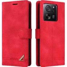 Colorful Shop Xiaomi 13T Deri Kılıf Için Flip Case Darbeye Basit Iş Cüzdan (Yurt Dışından)