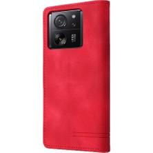 Colorful Shop Xiaomi 13T Deri Kılıf Için Flip Case Darbeye Basit Iş Cüzdan (Yurt Dışından)