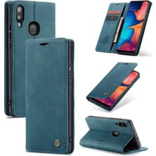 Colorful Shop Samsung Galaxy A20 Için Flip CASE/A30/M10S Flip Folio Kitap Vintage Pu Kılıf (Yurt Dışından)