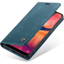 Colorful Shop Samsung Galaxy A20 Için Flip CASE/A30/M10S Flip Folio Kitap Vintage Pu Kılıf (Yurt Dışından)