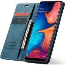 Colorful Shop Samsung Galaxy A20 Için Flip CASE/A30/M10S Flip Folio Kitap Vintage Pu Kılıf (Yurt Dışından)