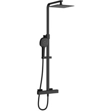 Artema Aquaheat Bliss S 230 Duş Sistemi Mat Siyah A4720236
