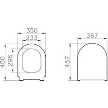 VitrA Integra Klozet Kapağı Mat Siyah 131-483-009