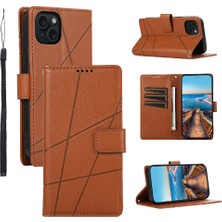 Mays Shop Iphone 15 Için Flip Case Artı Darbeye Dayanıklı Şok Emici Üç Kart Yuvaları (Yurt Dışından)