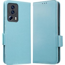 Mays Shop Xiaomi 13 Lite Için Kılıf Kart Yuvaları Tutucu Yan Toka Cüzdan Pu Deri (Yurt Dışından)