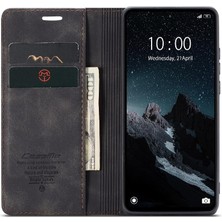 Mays Shop Xiaomi Redmi 12C Durumda Kart Yuvası Kickstand Manyetik Kapatma Için Flip Case (Yurt Dışından)