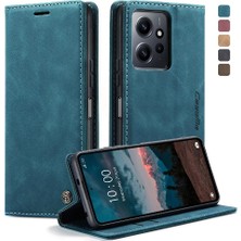 Mays Shop Xiaomi Redmi Not 12 Için Flip Case 4g Manyetik Kapatma Darbeye Vaka Pu (Yurt Dışından)