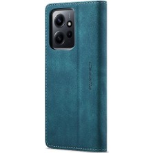 Mays Shop Xiaomi Redmi Not 12 Için Flip Case 4g Manyetik Kapatma Darbeye Vaka Pu (Yurt Dışından)