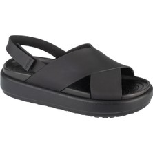 Crocs Brooklyn Luxe Cross Strap Kadın Siyah Terlik - 209407