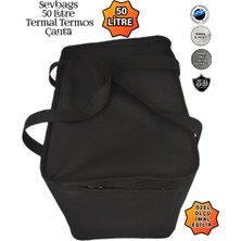 Sevbags Termal Termos Piknik Kamp Seyahat Sıcak Soğuk 50 Litre Termos Çanta