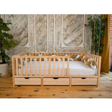 Oppipo Montessori Ahşap Karyola - Montessori Yatak - Montessori Karyola -  -17