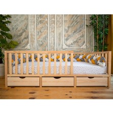 Oppipo Montessori Ahşap Karyola - Montessori Yatak - Montessori Karyola -  -17