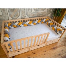 Oppipo Montessori Ahşap Karyola - Montessori Yatak - Montessori Karyola -  -17