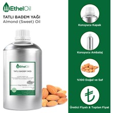 Etheloil Tatlı Badem Sabit Yağı - 5 kg - %100 Saf ve Doğal Sabit Yağ