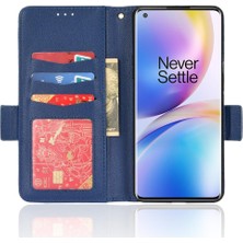 My Boutique Oneplus 8 Için Kılıf Pro Manyetik Pu Deri Yan Toka Cüzdan Kart Yuvaları (Yurt Dışından)