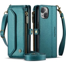 My Boutique Iphone 15 Için Crossbody Durumda Artı Durumda Cüzdan Kart Tutucu Cüzdan Kılıf Için (Yurt Dışından)