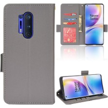 My Boutique Oneplus 8 Için Kılıf Pro Manyetik Pu Deri Yan Toka Cüzdan Kart Yuvaları (Yurt Dışından)