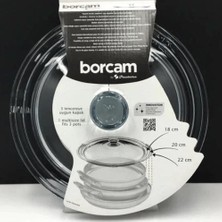 Paşabahçe Borcam Kapak 2 Li Set Cam Tencere Kapağı