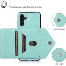 Samsung Galaxy A05S 4g Kart Tutucu Kickstand Pu Deri+Tpu Kapak (Yurt Dışından)