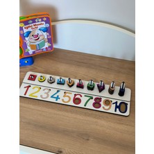 Bella Casa Kids Matematik Abaküs Toplama Oyunu, Eğitici Oyuncak, Montessori Eğitim Oyuncak, Motor Zeka Oyuncak, Matematik, Sayı