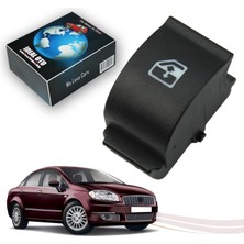 İdeal Otomotiv Fiat Linea 2007-2013 Ön Sol Cam Açma Düğmesi Kapağı