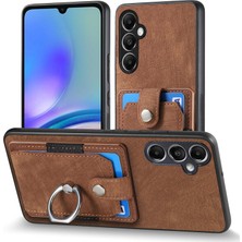 Samsung Galaxy A13 5g / A04S 4g Kart Yuvası Kılıfı Kickstand Tpu + Pu Deri Telefon Kabuğu (Yurt Dışından)