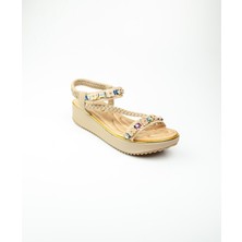 Guja 121 - 5 Krem Kadın Sandalet