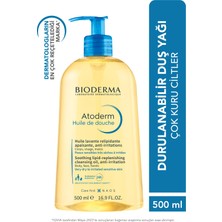 Bioderma Atoderm Shower Oil Kuru Cilt Nemlendirici Besleyici Duş Yağı Niasinamid Bebek Çocuk Yetişkin 500 ml