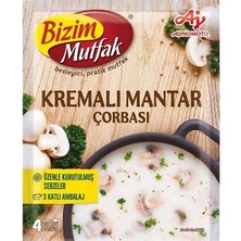 Bizim Mutfak Hazır Çorba Kremalı Mantar 65 Gr. (12'li)
