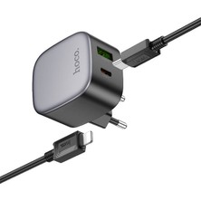 Hoco CS32A PD20W Usb+Type-C + Lightning Kablo Hızlı Şarj Adaptör Seti