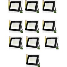 LED 100 W LED Projektör Beyaz Işık 10LU Eko Avantajlı Paket