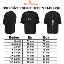 Ors Trend Black Baskılı Oversize Tişört