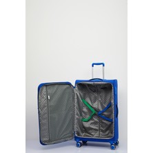 Benetton Trolley 60 cm Mavi  Valiz