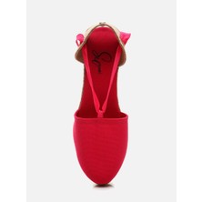Su Espadril Molly Fuşya Kadın Dolgu Topuklu Espadril