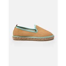 Su Espadril Bionda Koyu Kum Kadın Düz Espadril