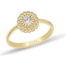 Çıtır Tektaş Altın Yüzük YZKKCGK042