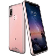 Megafox Teknoloji Xiaomi Redmi Note 6 Pro Uyumlu Kılıf Gard Silikon