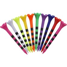 Bahara 10X Golf Tees Açı Golfçü Için Hediye Başlayanlar Erkekler Kadınlar 70MM (Yurt Dışından)