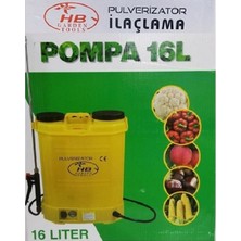 Hb Garden Tools Hb 16 Lt Akülü Şarjlı Sırt Tipi Bahçe Sulama ve Ilaçlama Araç Yıkama Dezenfektan Püskürtme Pompası