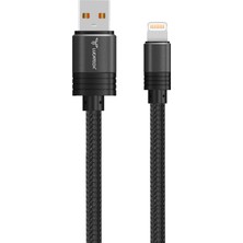 Lucatech Lightning USB Örgülü Hızlı Şarj Kablosu