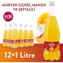 Sırma Karma Mango ve Mürver Çiçeği Aromalı Şeftalili Doğal Maden Suyu 1 L X12