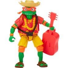 Tmnt Aksesuarlı Ninja Kaplumbağalar Mutant Figürü - Beach Bum Mıkey Decked Out Dude - 20 cm