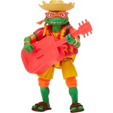 Tmnt Aksesuarlı Ninja Kaplumbağalar Mutant Figürü - Beach Bum Mıkey Decked Out Dude - 20 cm