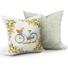 Canila Çift Taraflı Kırlent Kılıfı. Dijital Baskılı Kırlent. Yumuşak Kırlent Kılıfı. Yazlık Kırlent Kılıfı