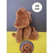 Toyfest Yumuşak Tüylü Uyku Arkadaşı Peluş Oyuncak Köpek - Camel - 34 cm