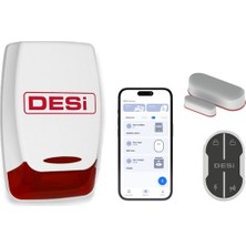 Desi Midline Wifi Akıllı Alarm Sistemi (Telefon Üzerinden Kontrol, Wifi ve Bluetooth)