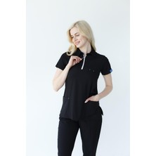 Dr. Mitra Kadın Fermuarlı  Likralı Cerrahi Hemşire Doktor Takım