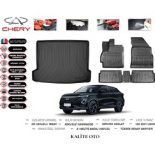 Kalite Oto Chery Fx 2024 Model 3D Bagaj Havuzu+4.5d Havuzlu Paspas Seti