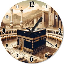 Tablomega Kabe ve Ibdet Eden Insanlar Duvar Saati Duvar Saati